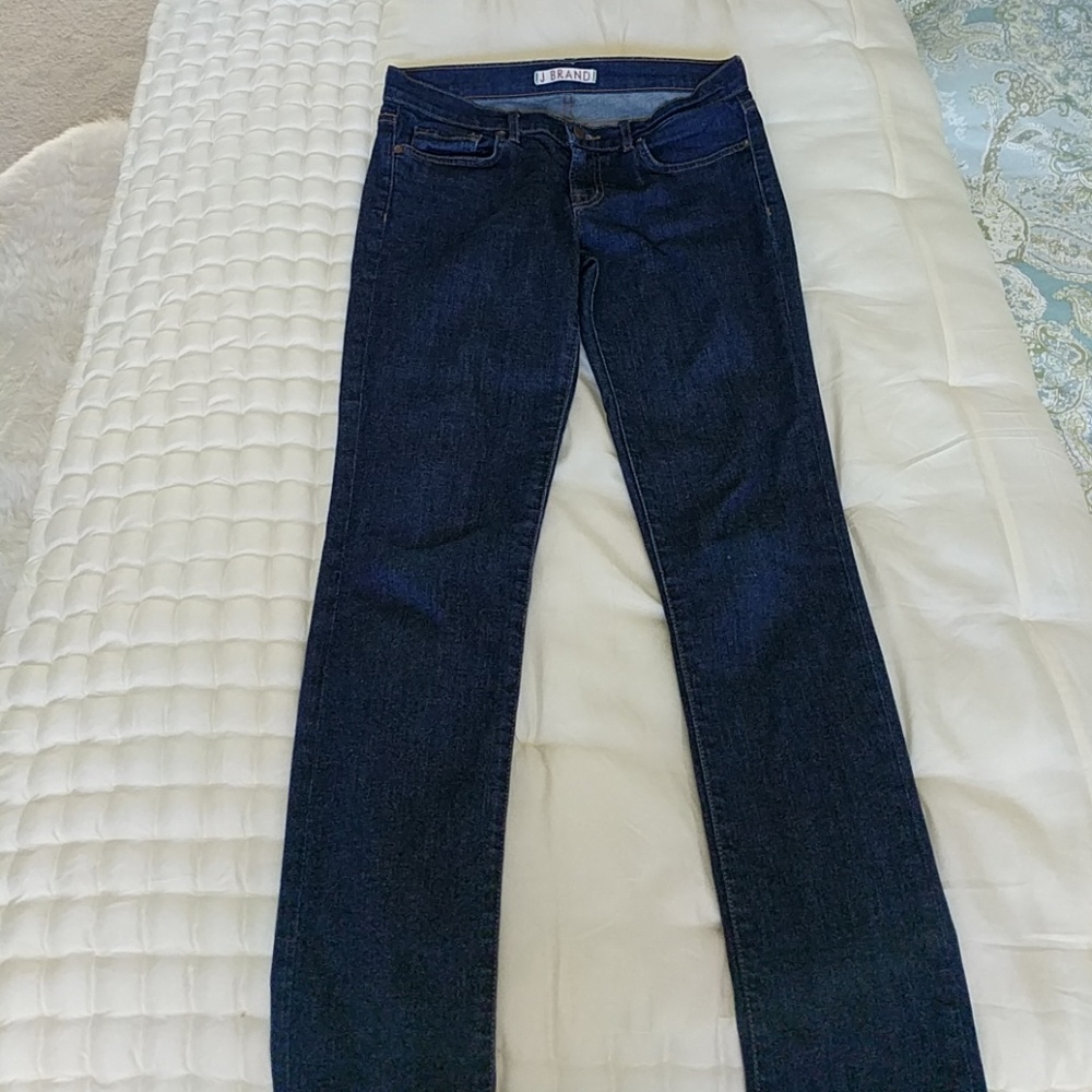 J brand jeans original hem pencil leg pure denim